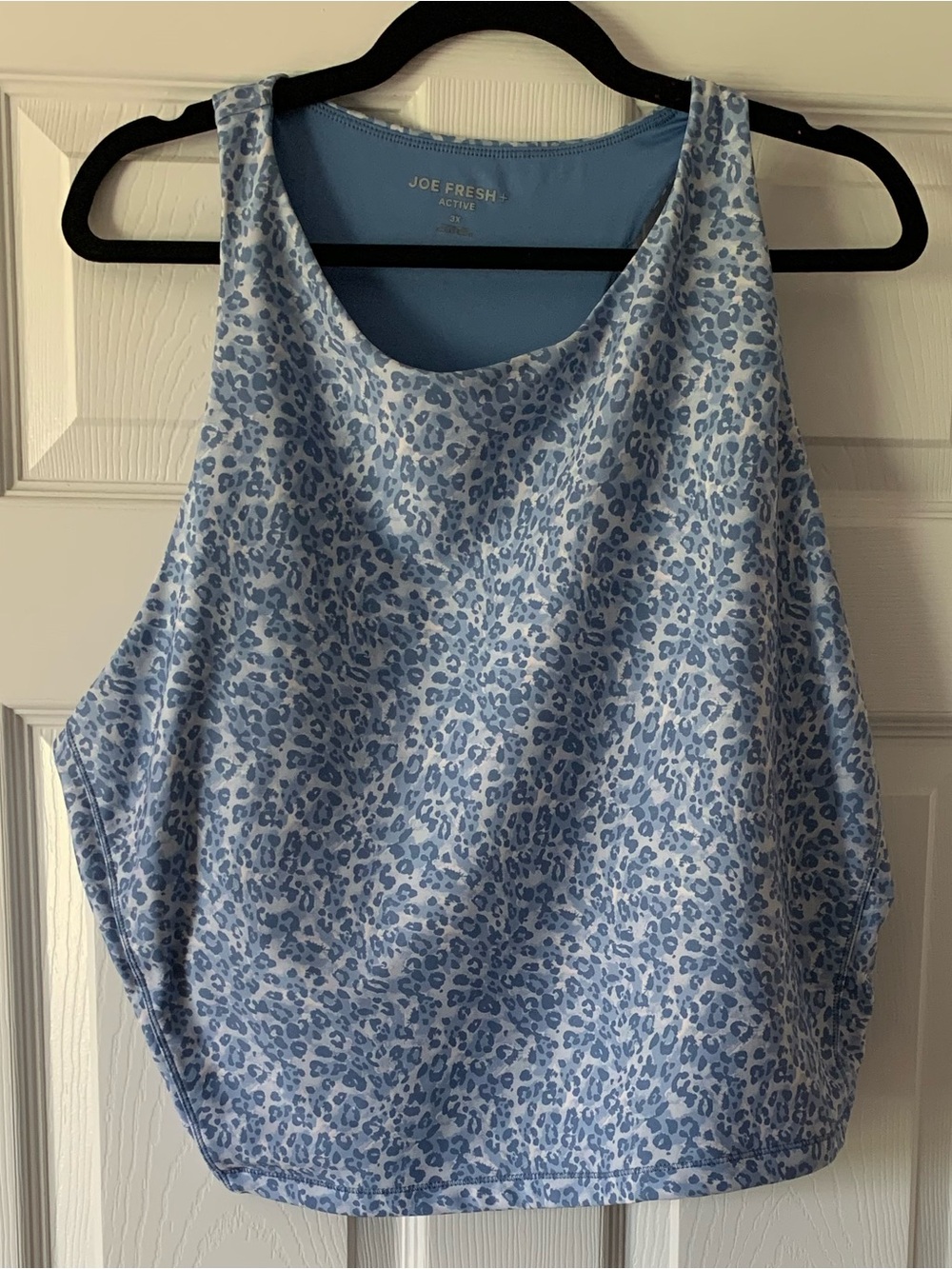 Joe Fresh Light Blue Leopard Print Tank
